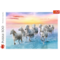 500 Piece Jigsaw Puzzles, Galloping White Horses, Animal Puzzles, Sunset Ocean Puzzle, Adult Puzzles, Trefl 37289